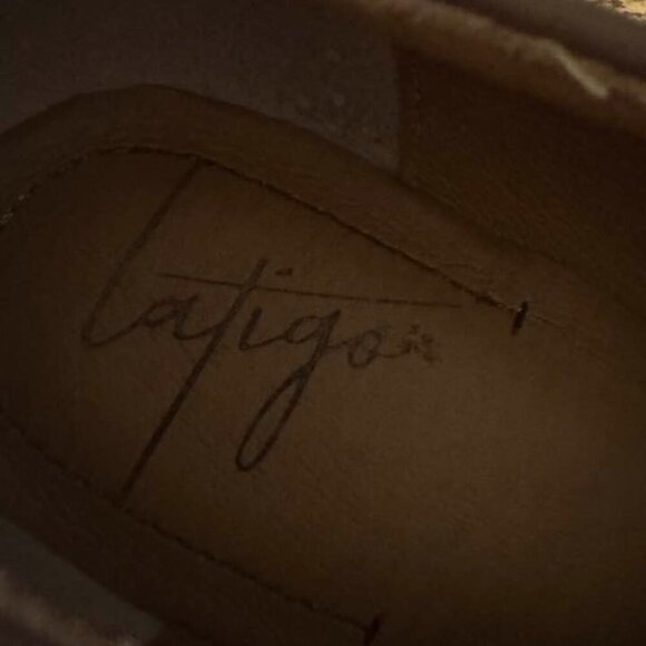 LATIGO FROM ANTHROPOLOGY TAUPE SUEDE SHOES - Picture 4 of 5